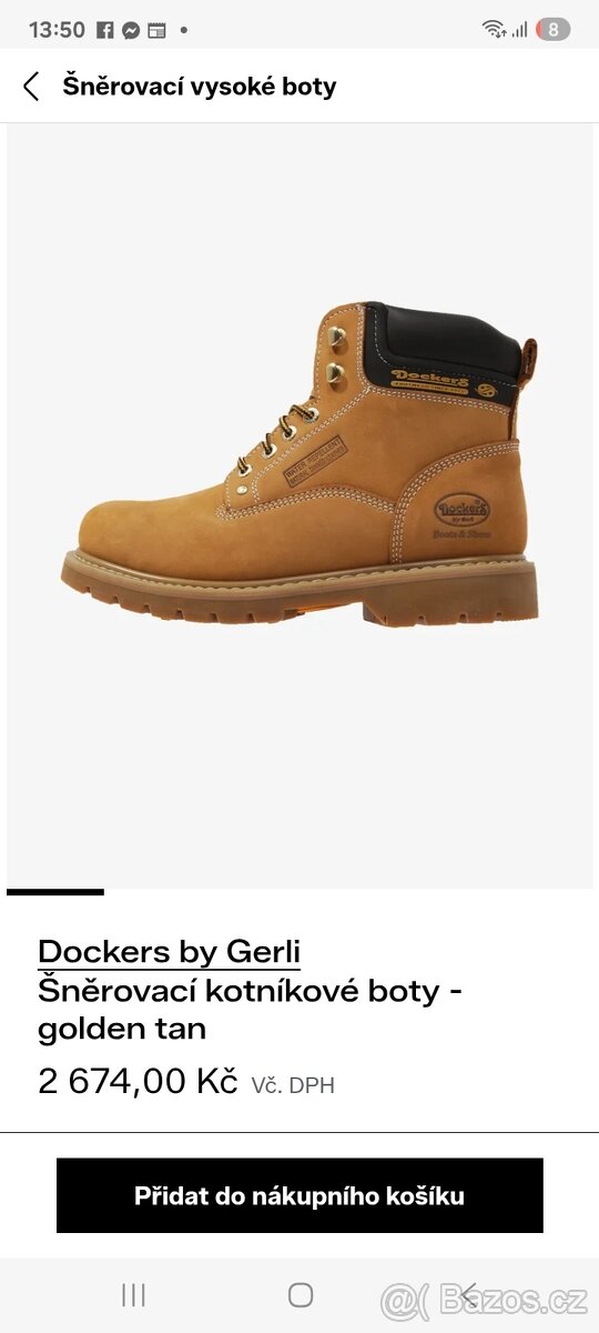 Dockers farmářky kůže vel 47 - 13