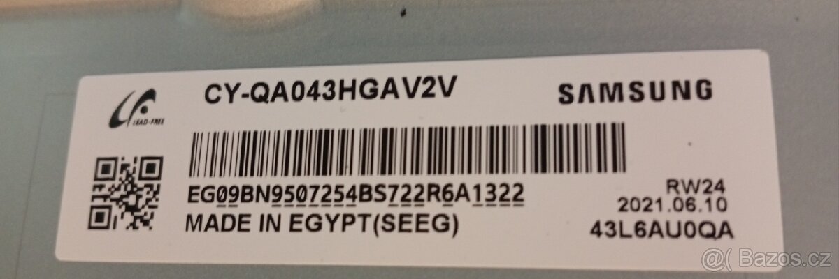 Samsung qe43q60aau vada obrazu - 13