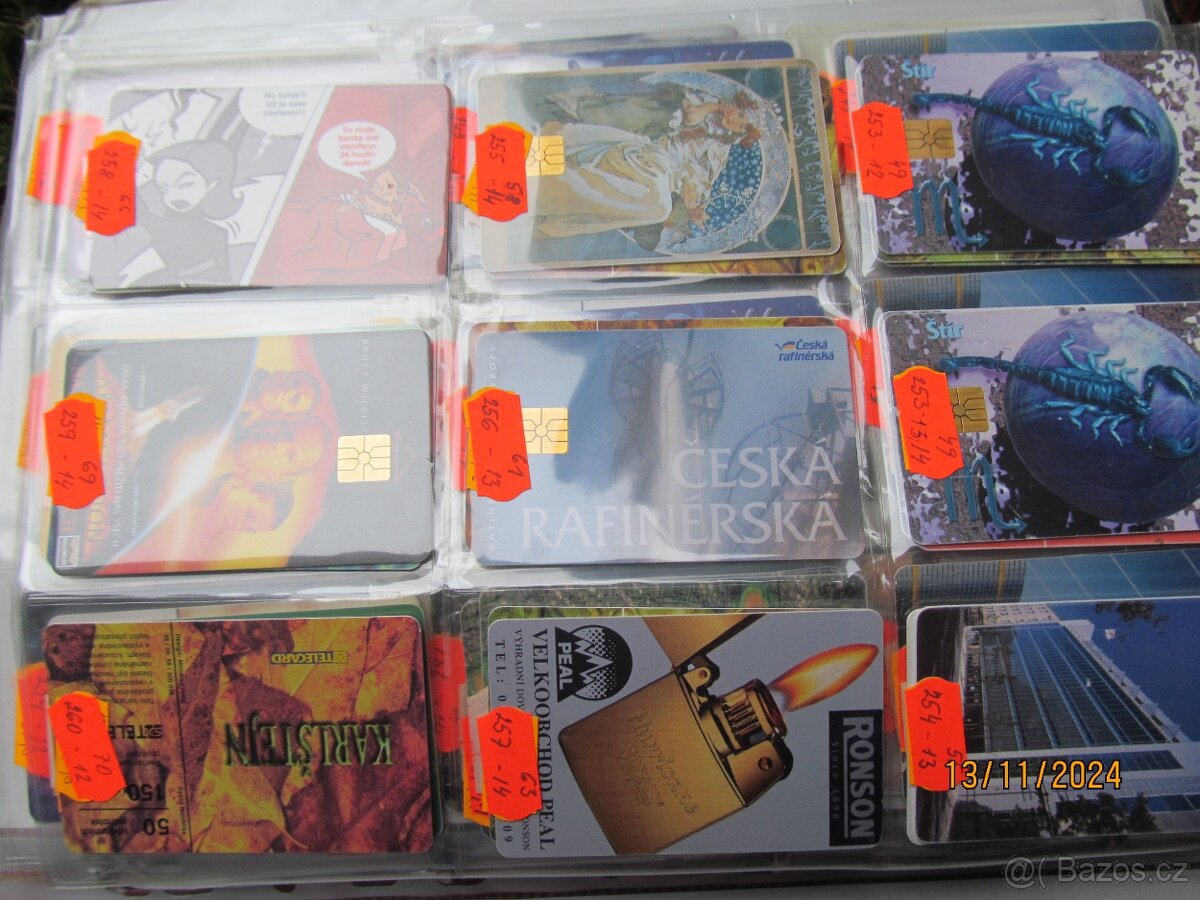 České tel.karty III. - 13