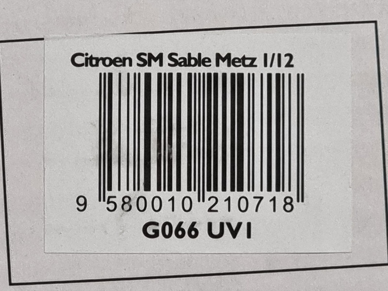 Citroen SM 1974 1:12 OttoMobile - limit edice 999ks - 13