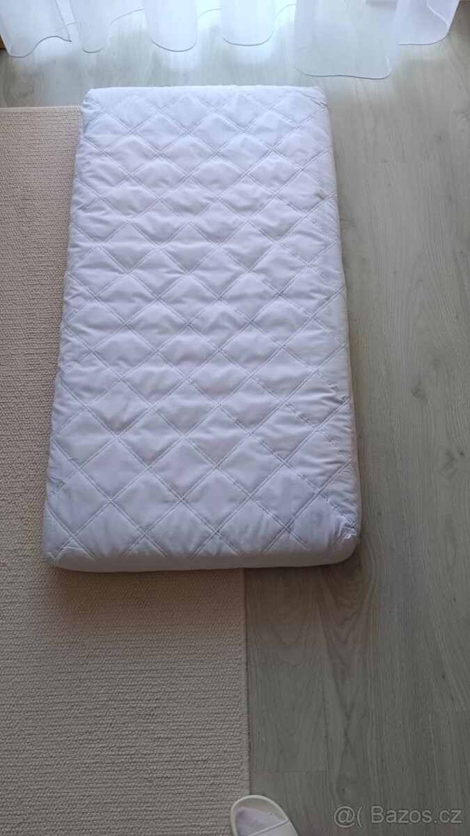 Dětská bílá postýlka 120x60 - 13
