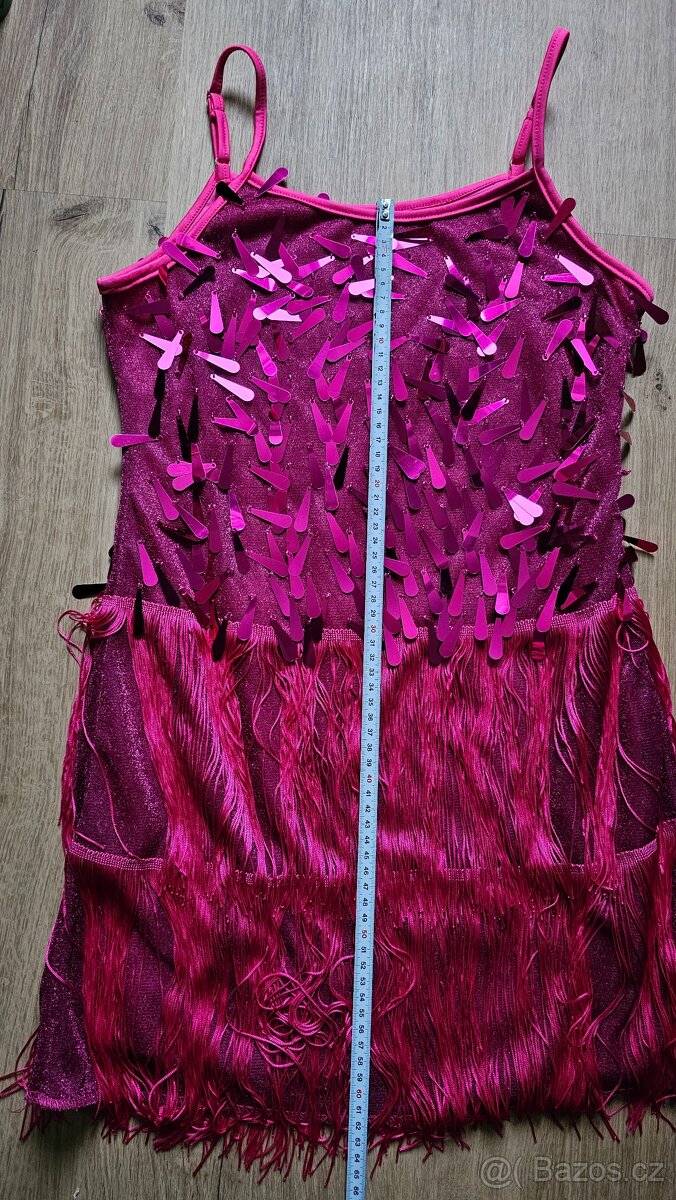 Dívčí taneční šaty Lolanta vel.160 - 13