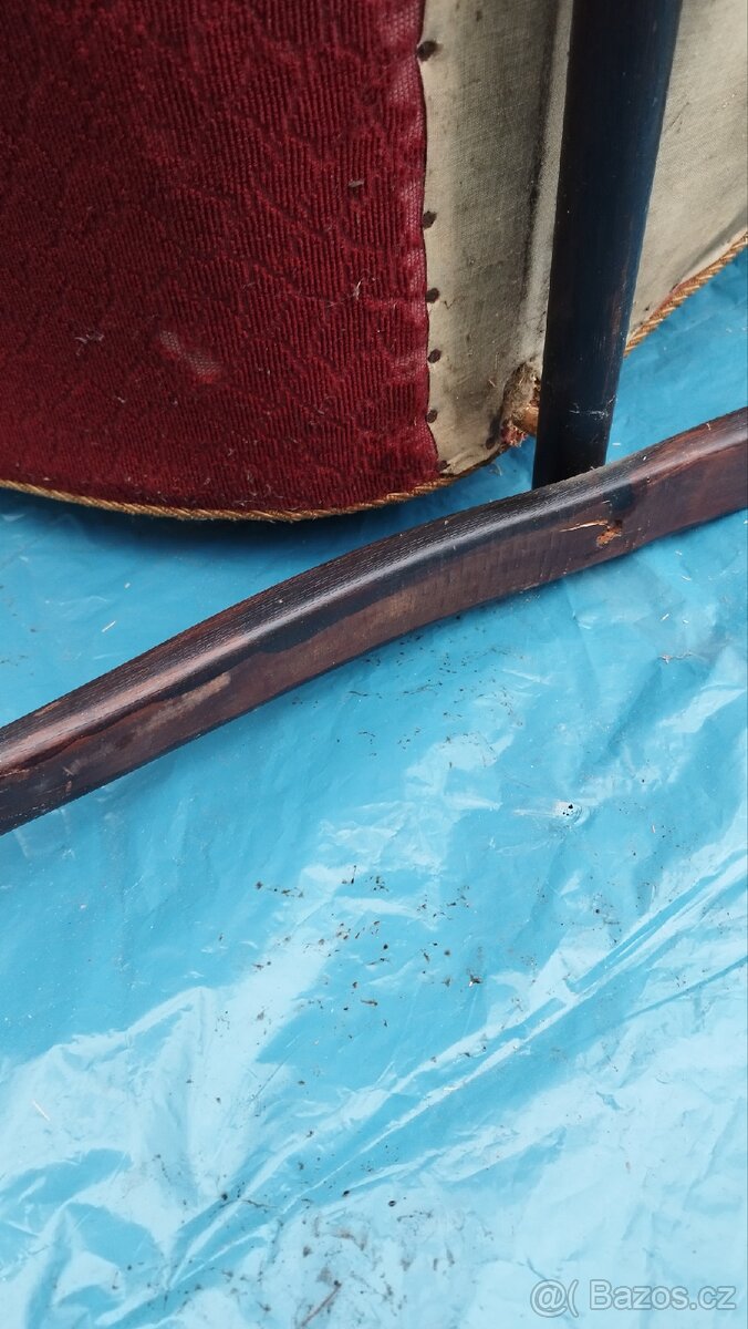 Prodám párová křesla Halabala H-269 - 13