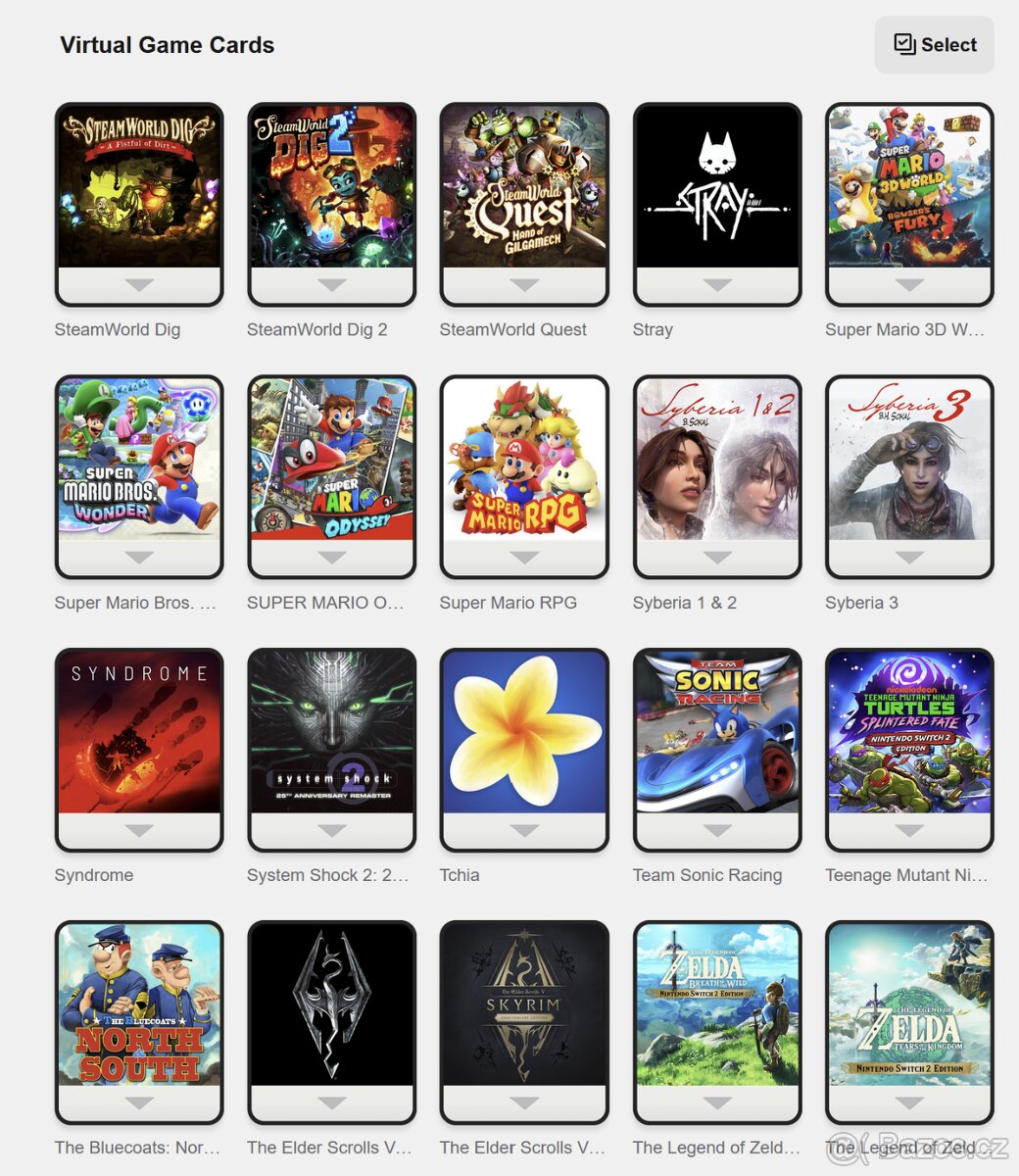 Switch 2 +1TB SD, Pro Controller, účet - 180 her - 13