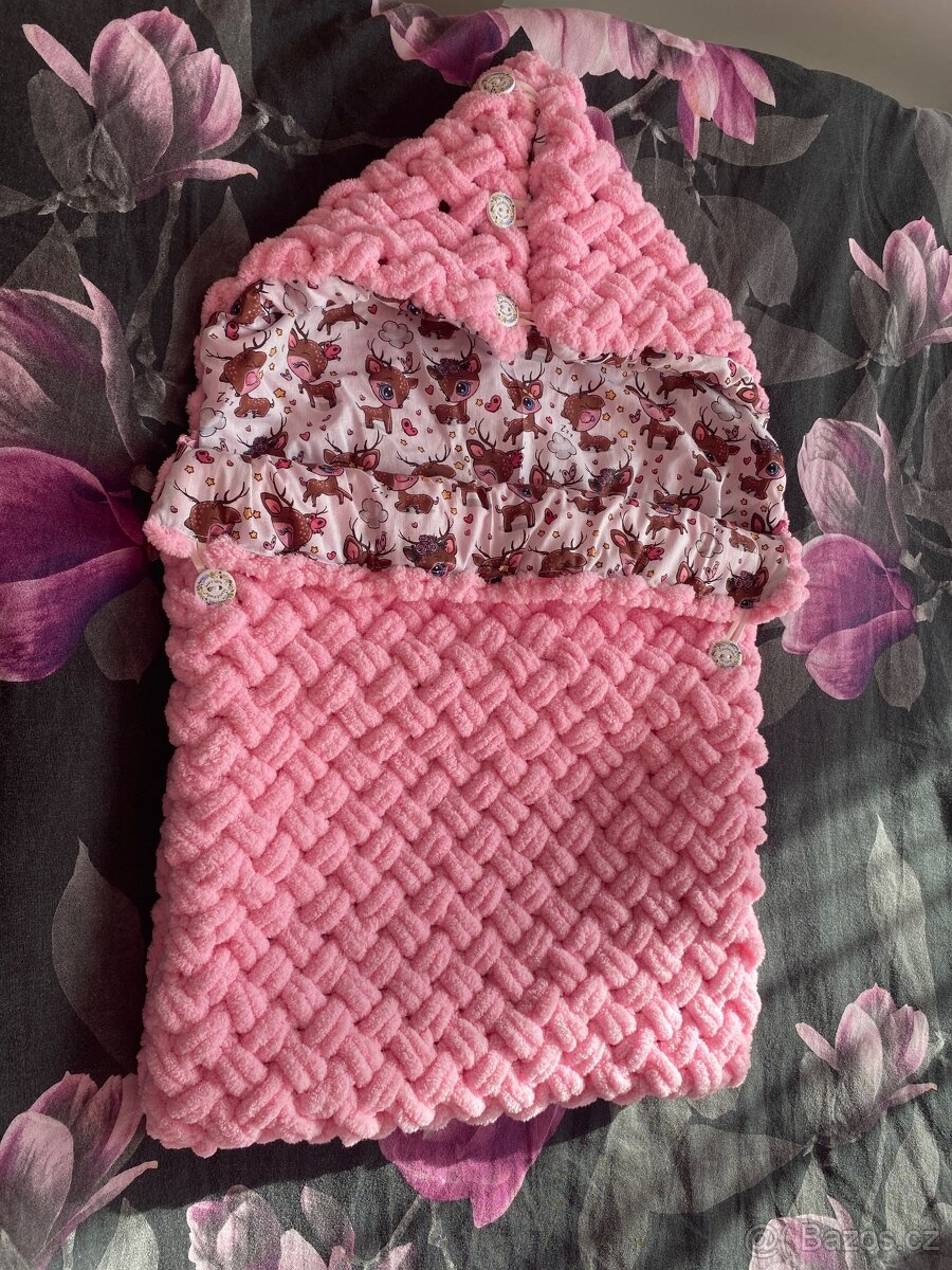 Zavinovačky a dečky pro miminko z puffy - 13