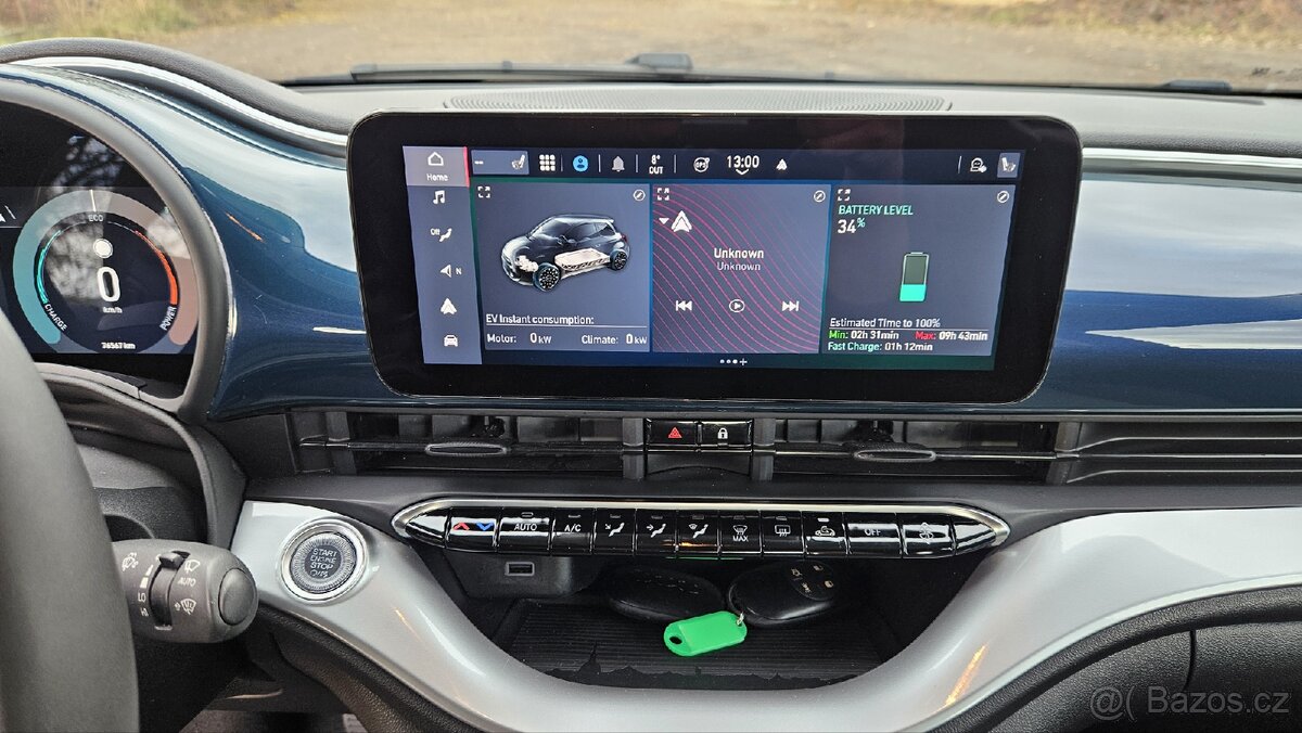 Fiat 500E Cabrio 87kW 42Ah bat Oceano - 13