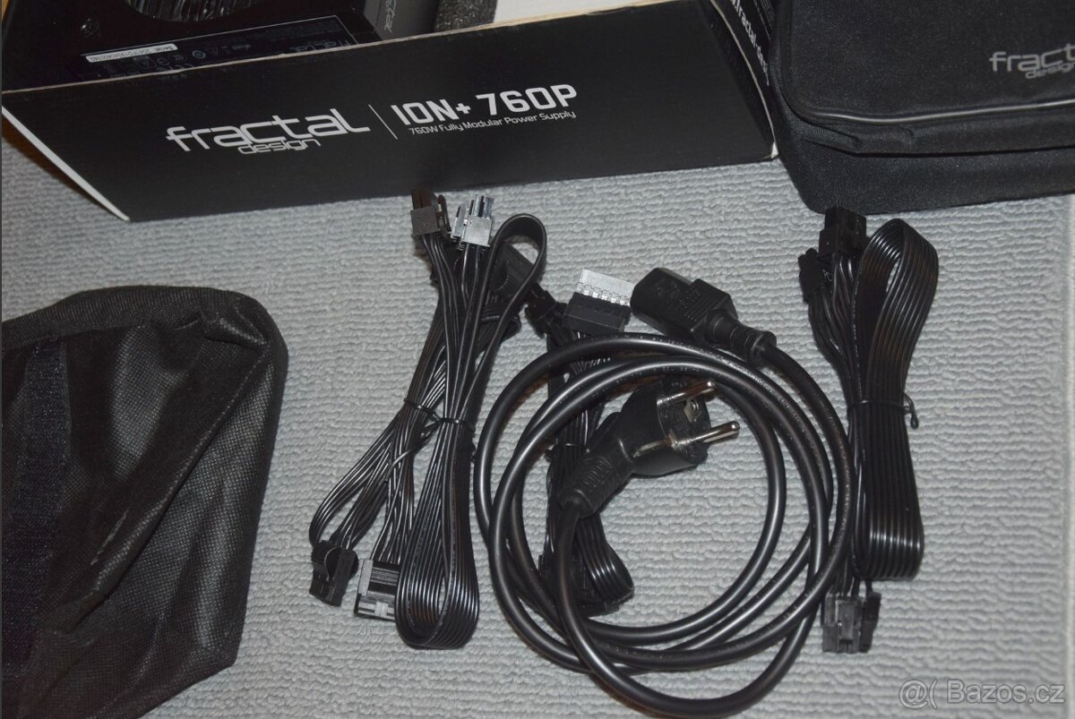 Fractal Design ION+ 760P plně modulární, tichý, PLATINUM - 13