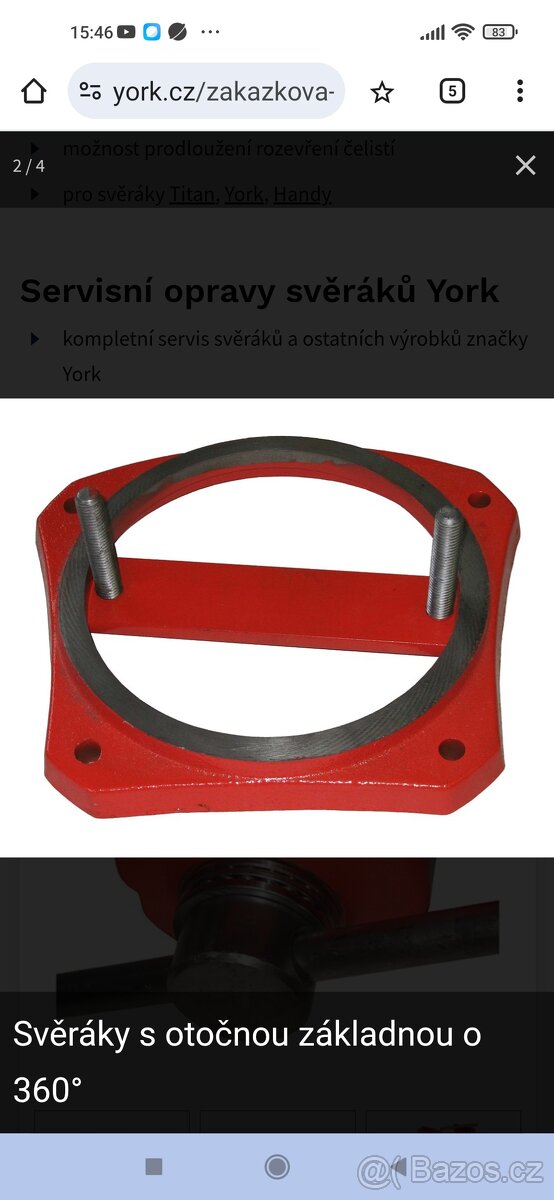 Svěrák York 150L T - 13