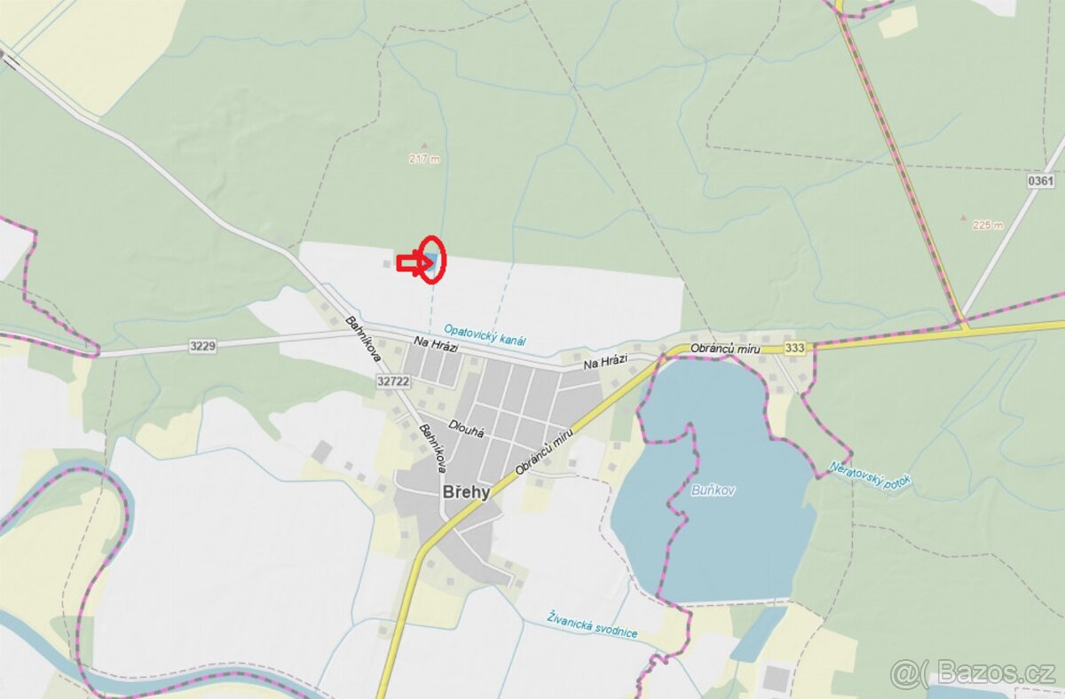 Prodám pozemky v k.ú. Břehy (2) - 13