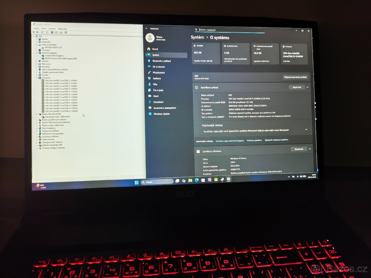 17,3 144HZ_MSI KATANA 17_i5-12450H_16GB_1TB_RTX 3050 4GB - 13