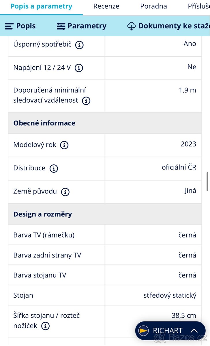JVC televize - 13