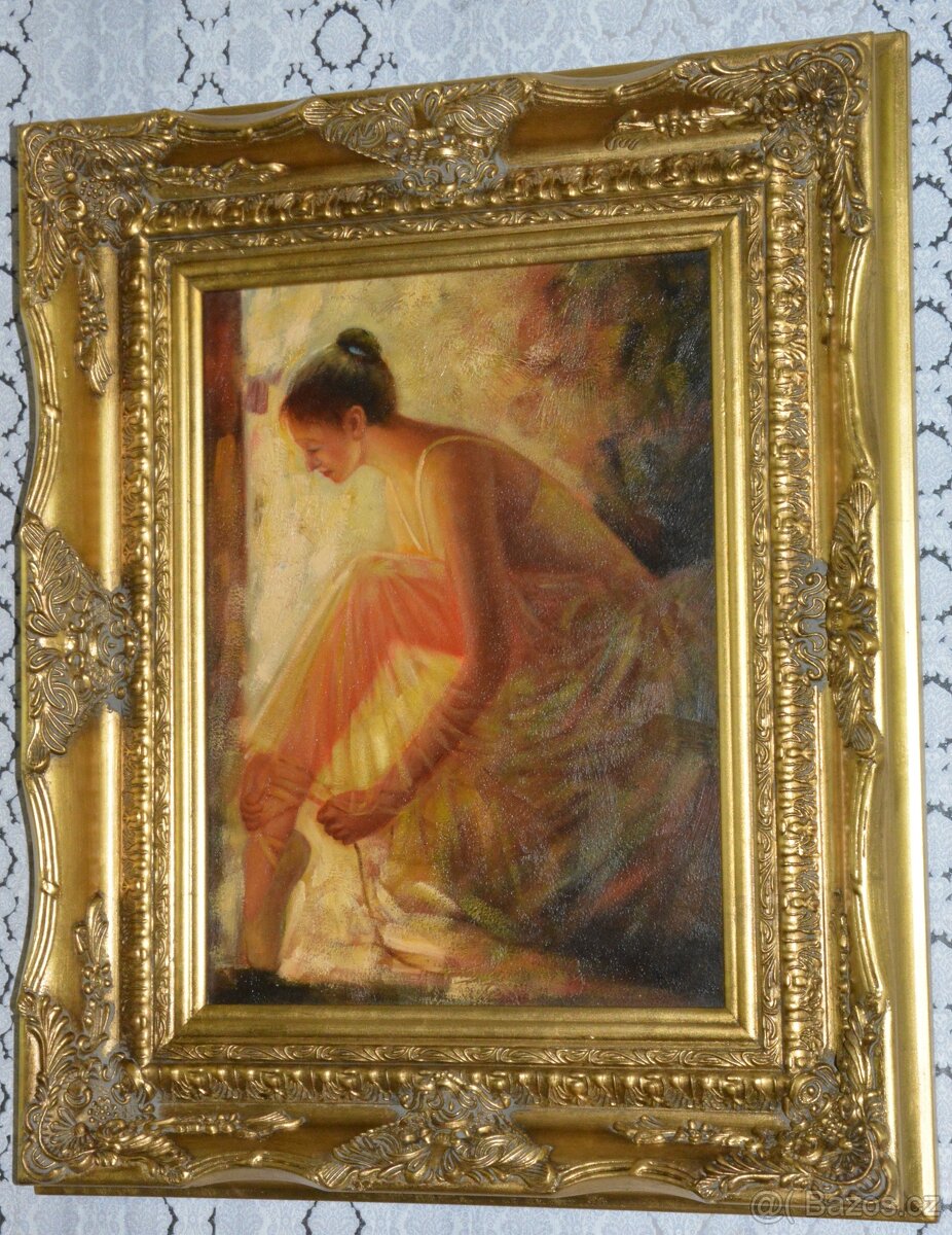 Obrazy - olej na desce - 13