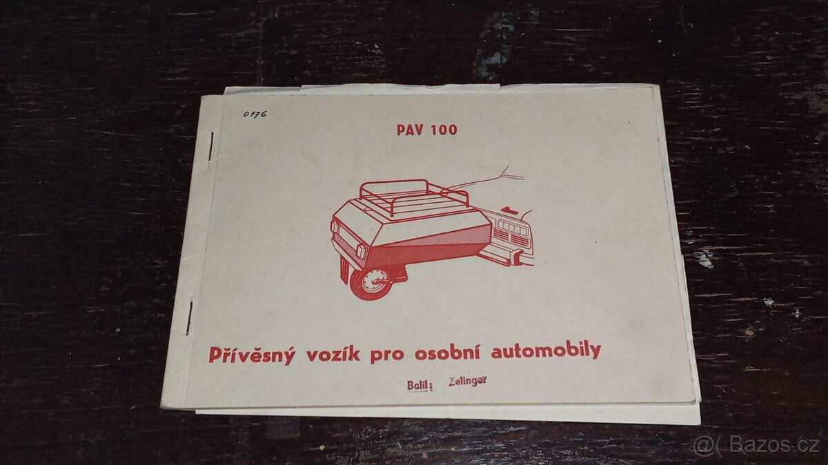 Přívěsný vozík PAv 100 - 13