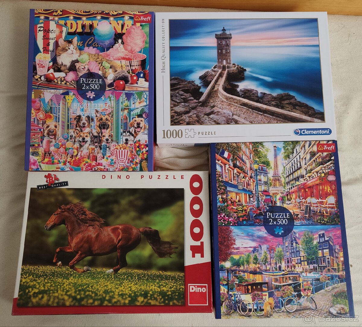 Různé puzzle 500, 1000 dílků - 13