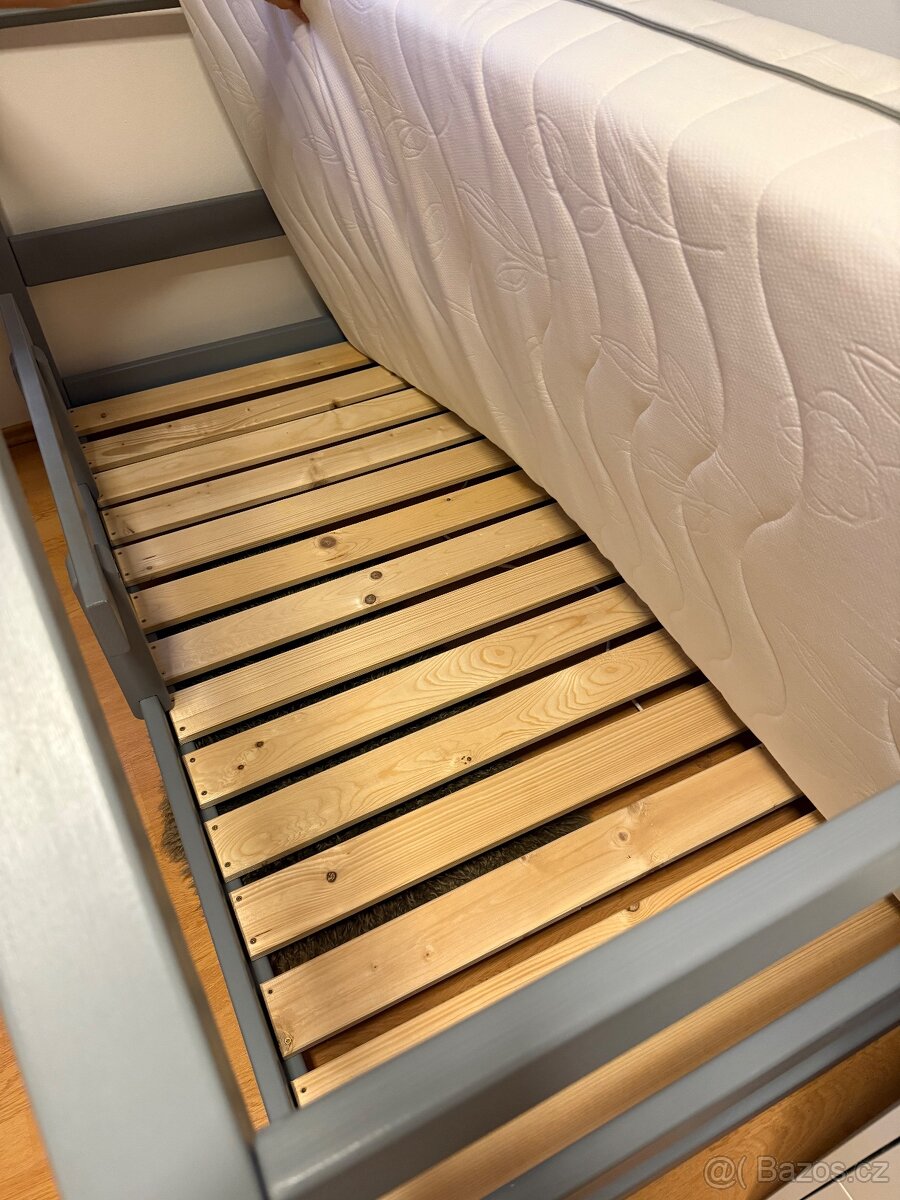 Dětská postel domeček LUCKY s bočnicí - 13