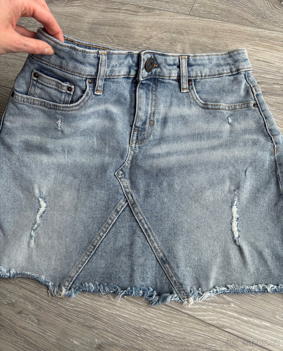 Set 3v1 - riflová sukně Calvin Klein - 13