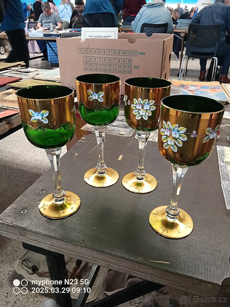 stare novoborske sklo vazy misy - 13