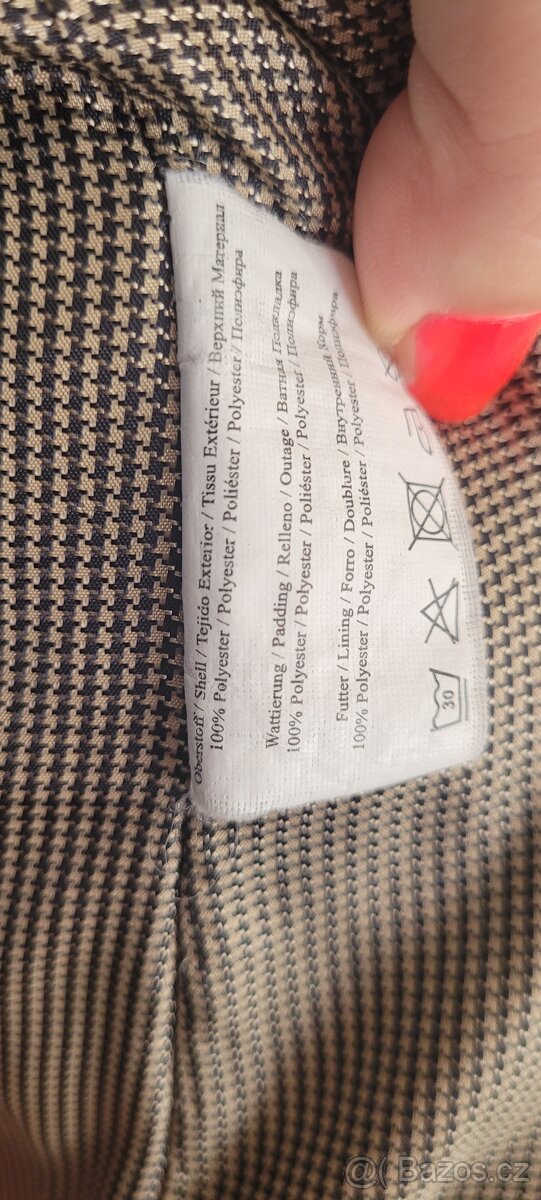 Dámská černá bunda/kabát Blue Flame vel. 40 - 13