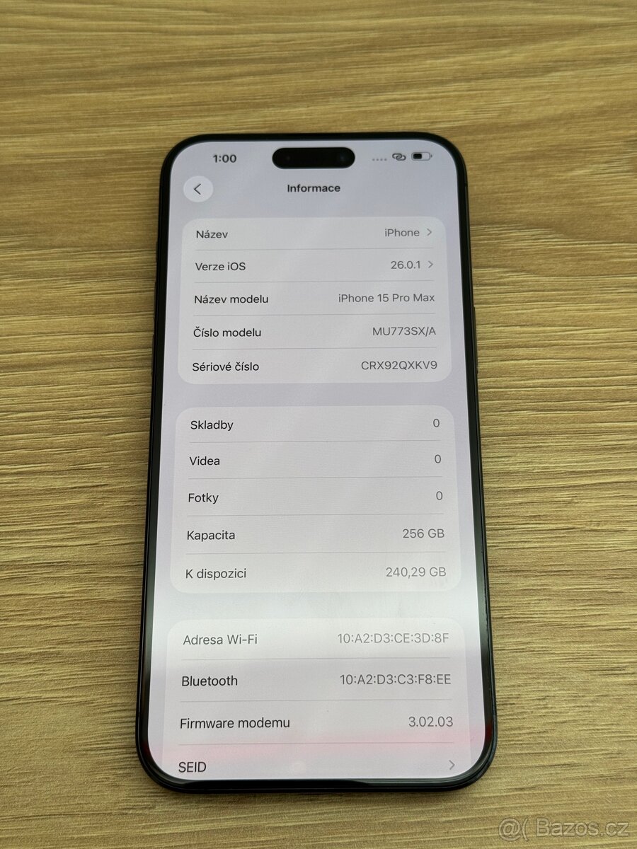iPhone 15 Pro Max 256 GB – perfektní stav, originální balení - 13