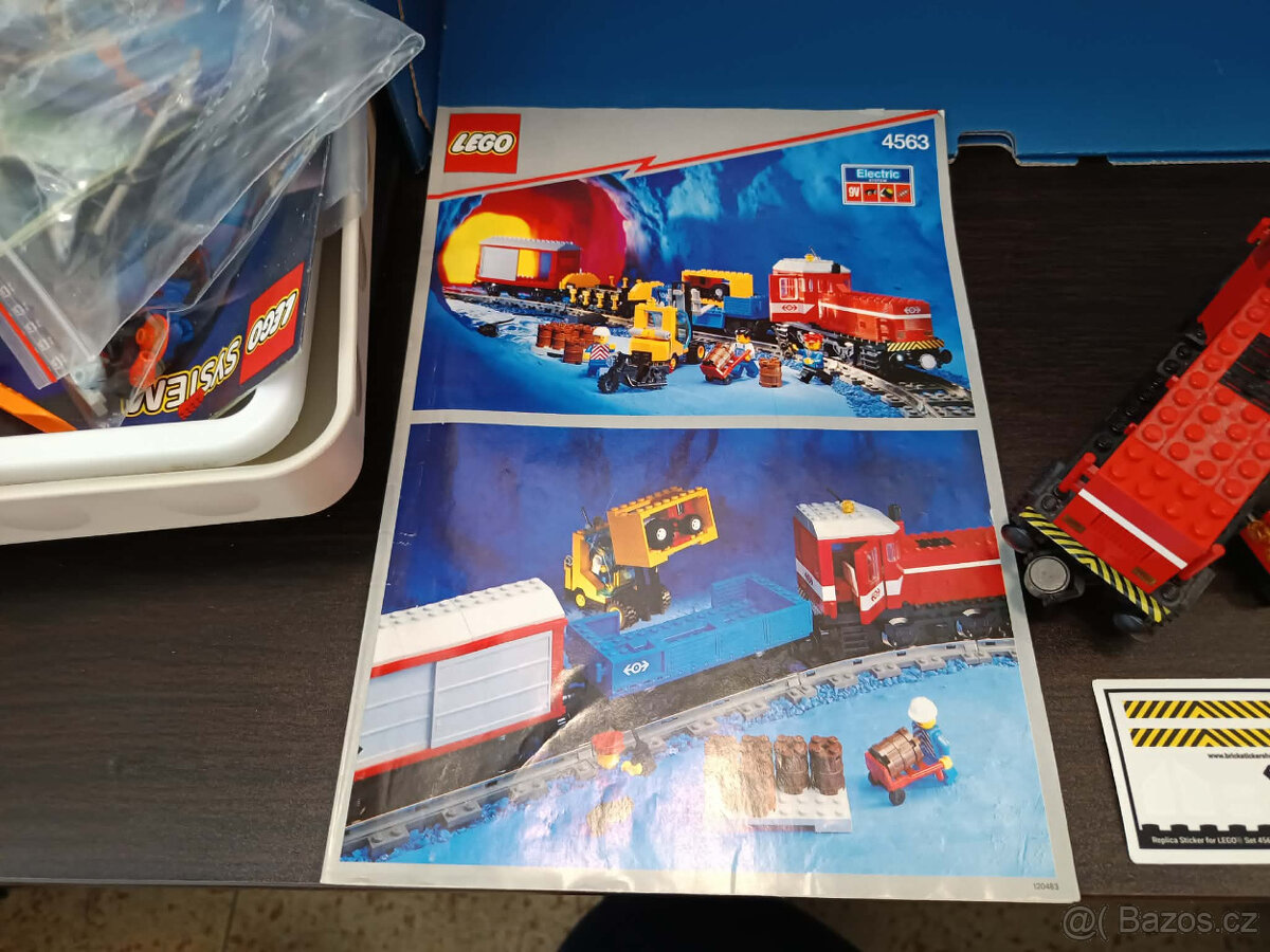 LEGO Train 9V Load N' Haul Railroad +návod +box - 13