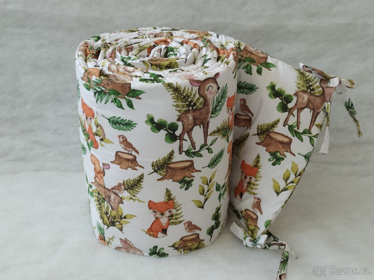 Nový mantinel do postýlky mix vzorů - 13