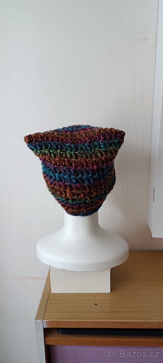 Pletené a háčkované čepice - 13