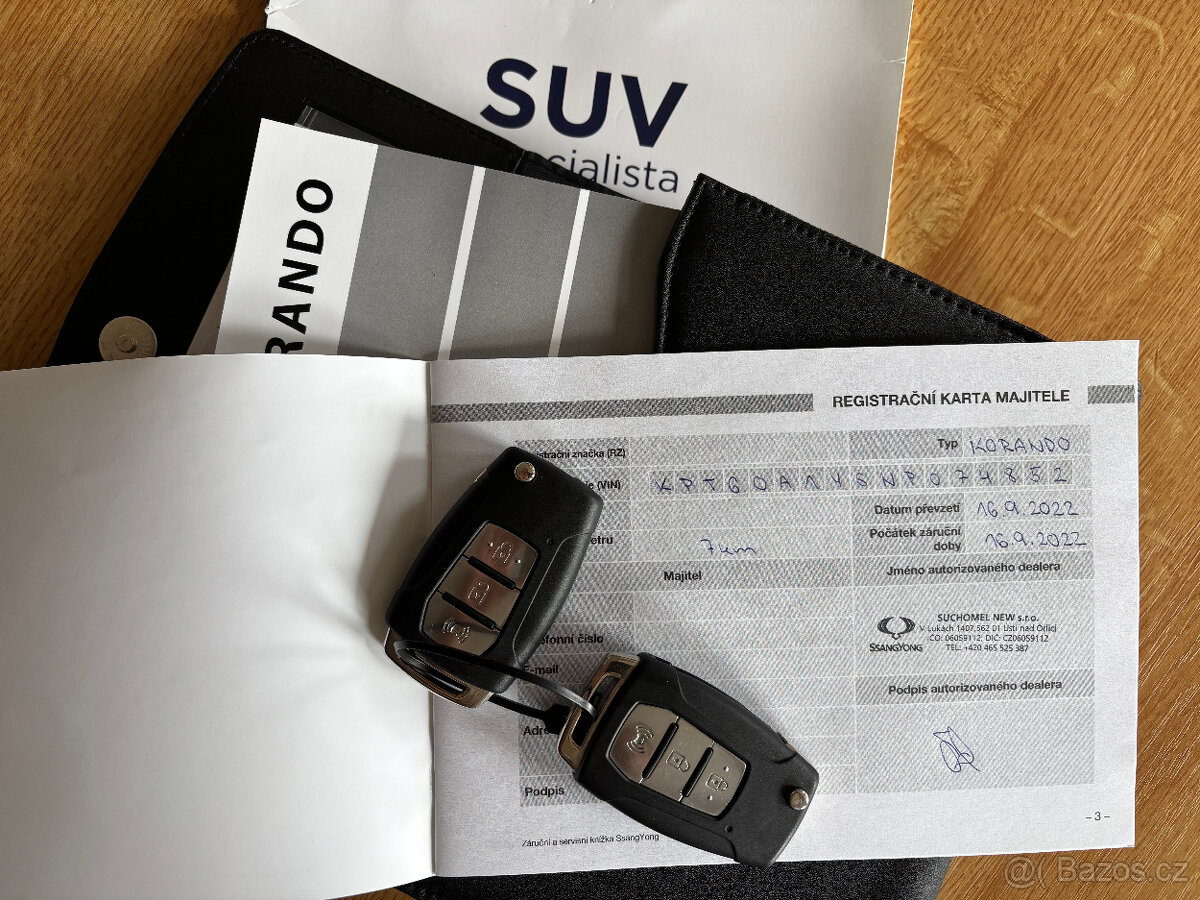 SsangYong Korando 1,5TGDi,původ CZ,1.maj,17tkm, - 13