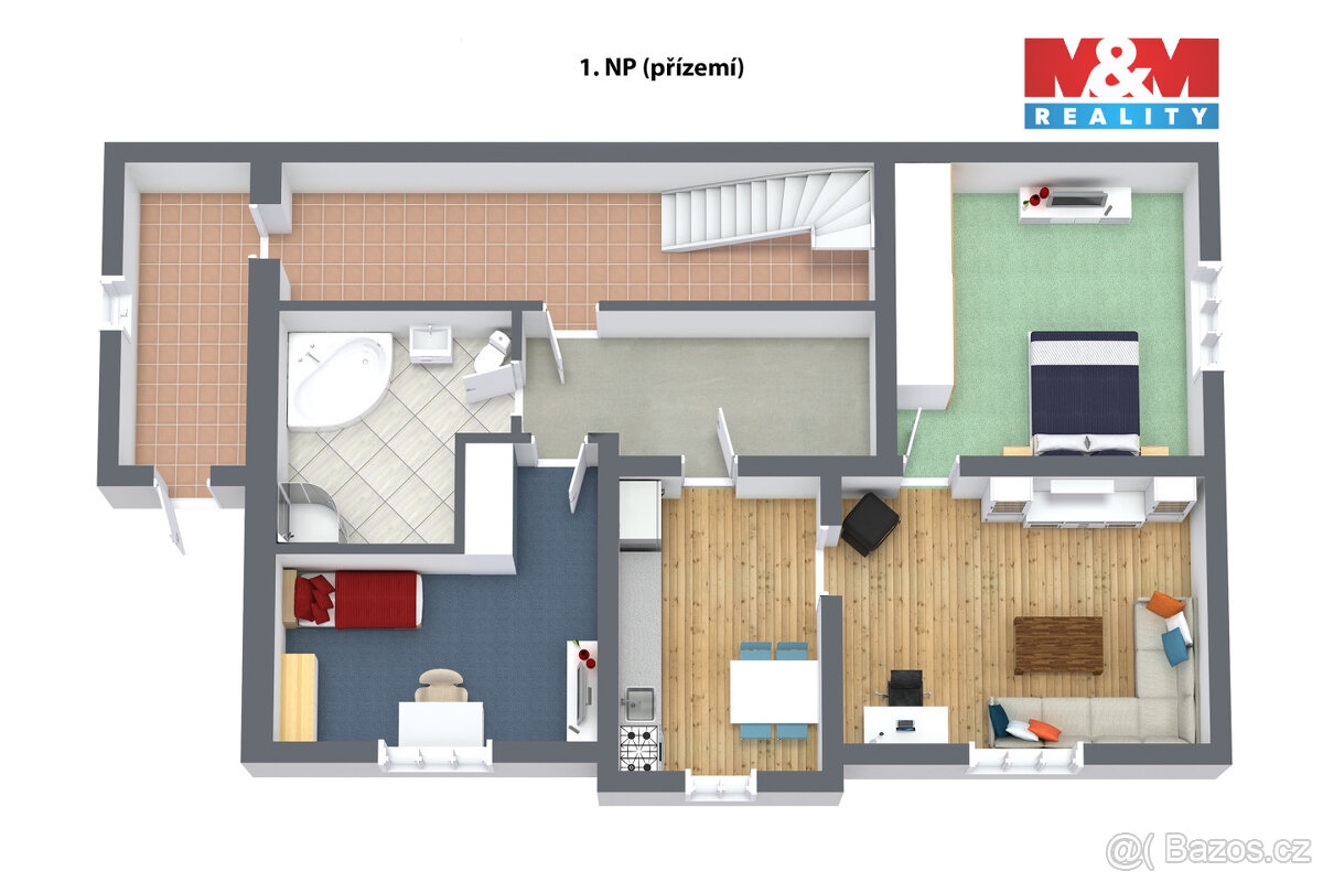 Prodej bytového domu, 305 m², Kraslice, ul. Sadová - 13