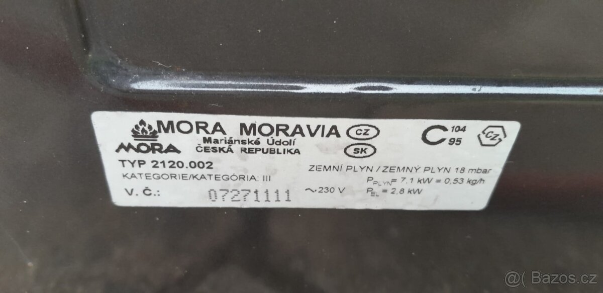 Sporák Mora 2120 - 13