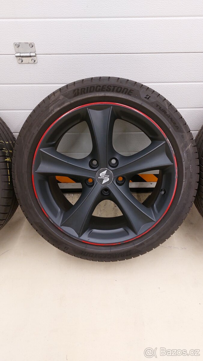 Alu kola 5x112 r17.Černe Eta Beta vw škoda audi Seat - 13