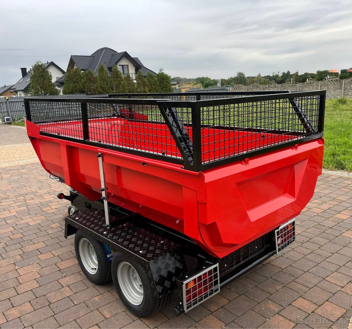 Sklápěcí přívěsný vozík do 750 kg – za auto i čtyřkolku - 13