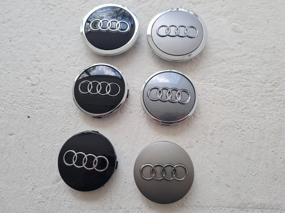 Stredové krytky - pukličky kolies AUDI - 13