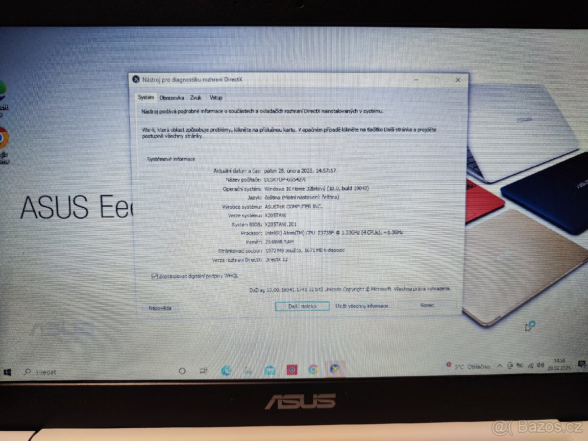 Asus EeeBook X205T 11,6" - 13