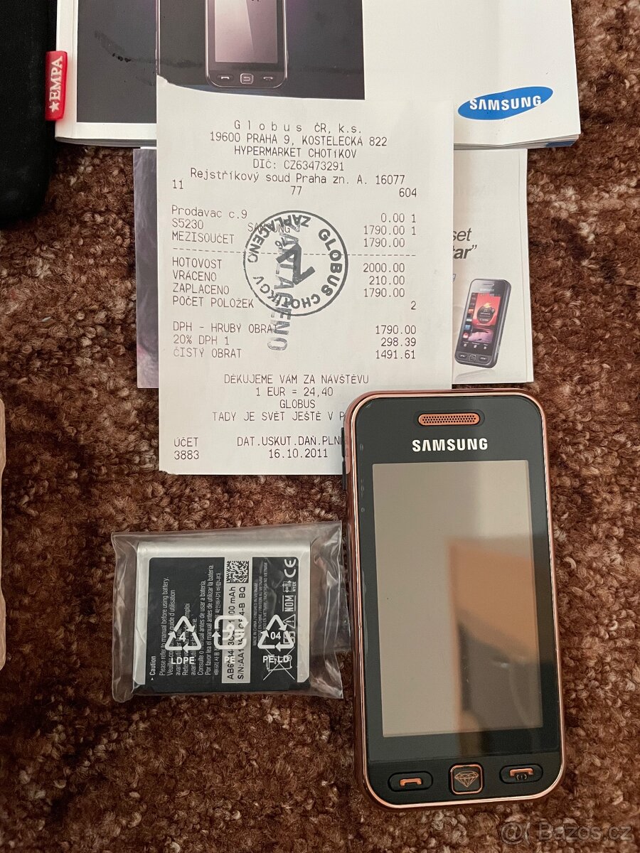 Prodám IPhone 6s 128GB + Samsung S5230 - 13