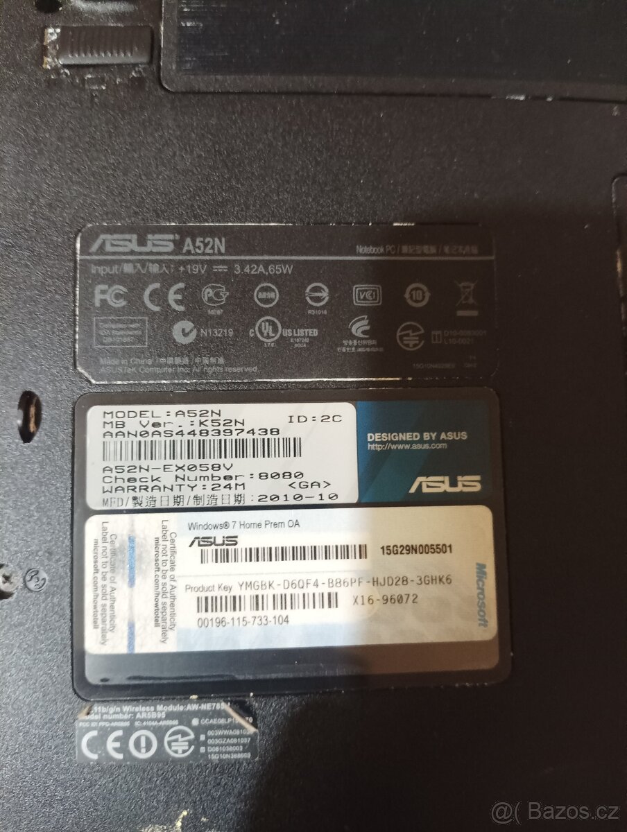 Asus A52N - 13