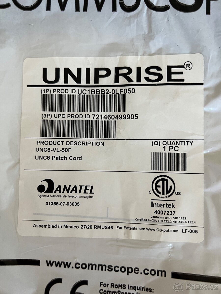 CAT6 Patch Cords Nové Commscope USA Cat6 Internet Data - 13