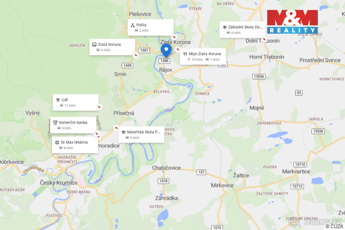 Prodej, pozemek, 1054 m2, Zlatá Koruna - 13