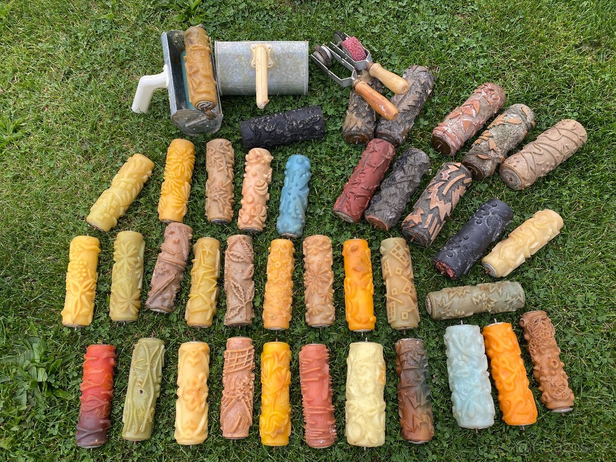 malířské válečky staré malířské válečky strojek retro malíř - 13