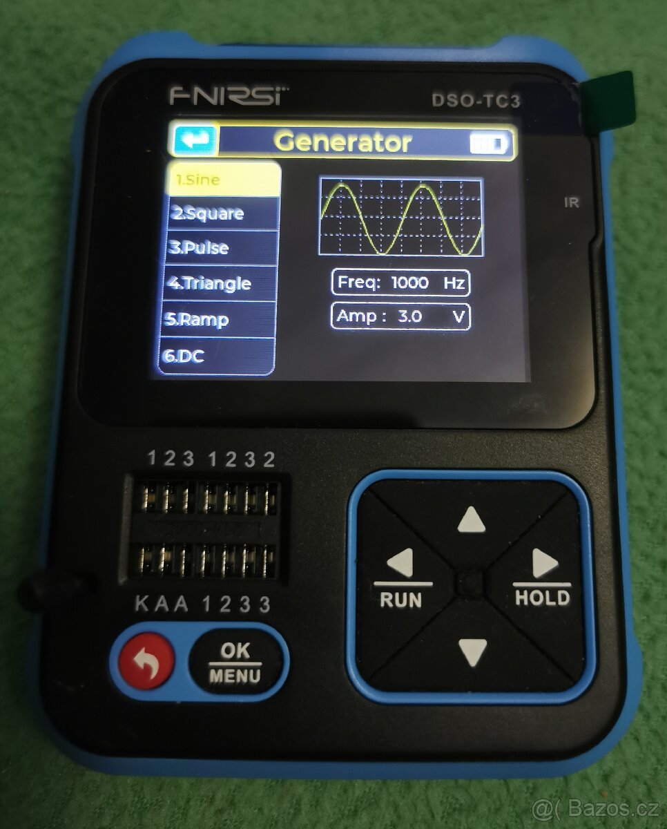3-in-1 osciloskop, tester, generator - 13
