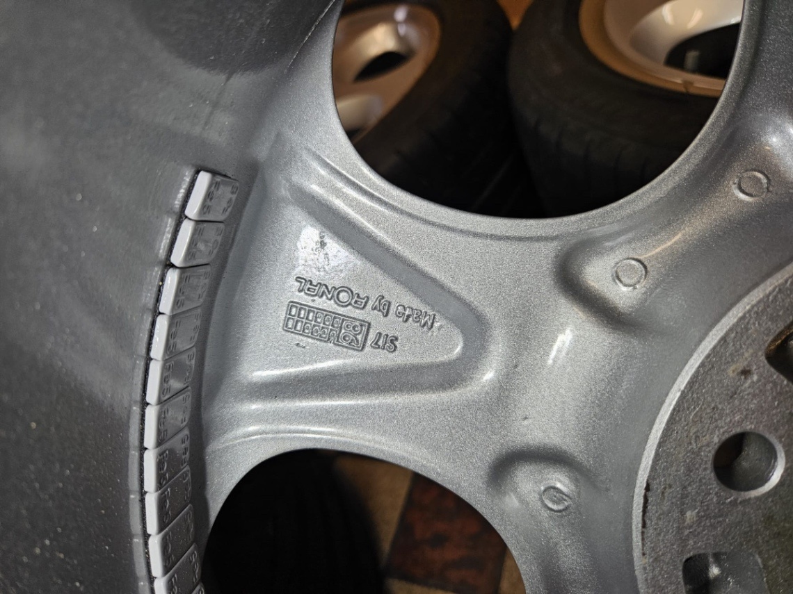 alu kola BRABUS R18 po kompletní renovaci + pneu + tpms - 13