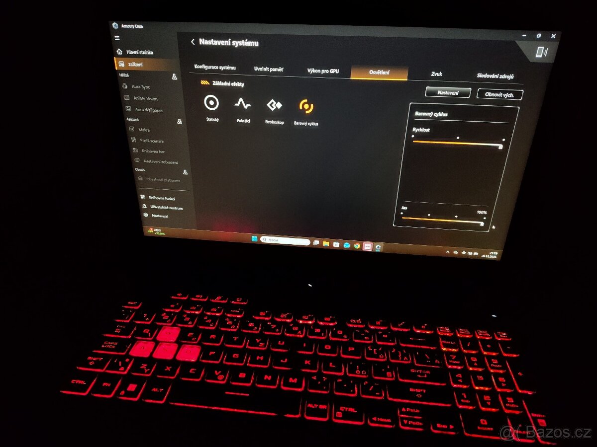 TuF-F15,i5-12gen.,RTX-95w-Mux-Switch,Záruka. - 13