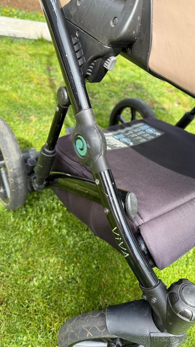 Kočárek Tutis Viva Life II 2v1 Luxury Rose - 13