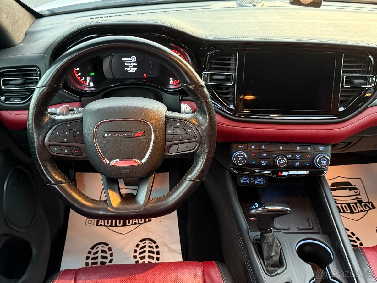 Dodge Durango R/T 5.7 V8 HEMI—2021–4x4—69.000km—červená kůže - 13