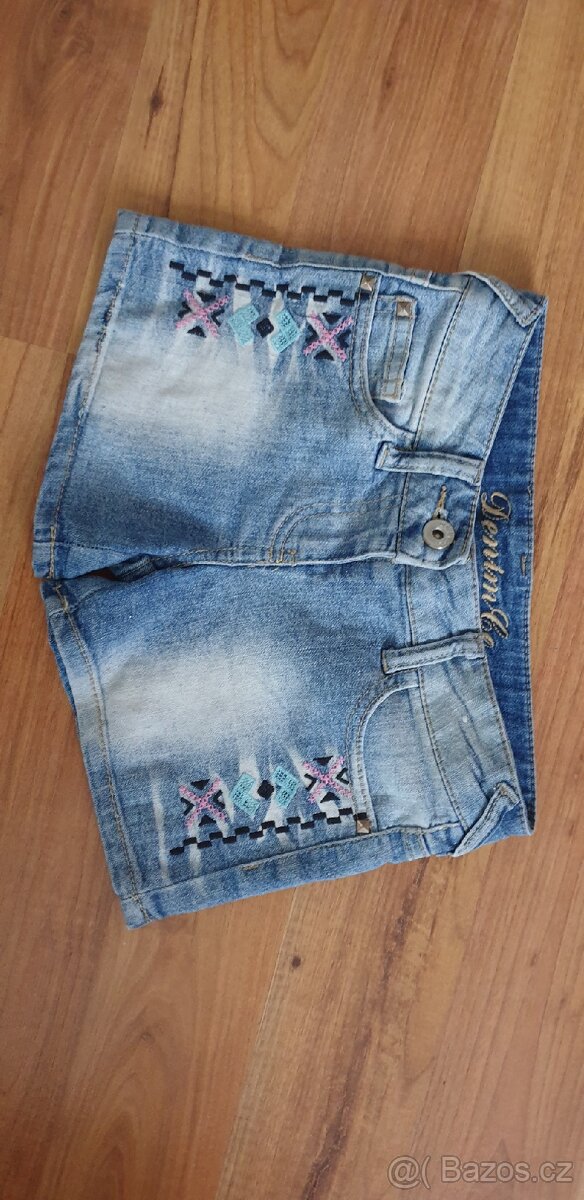 Set 2x kraťásky+ 1x minisukně+ halenka - 13