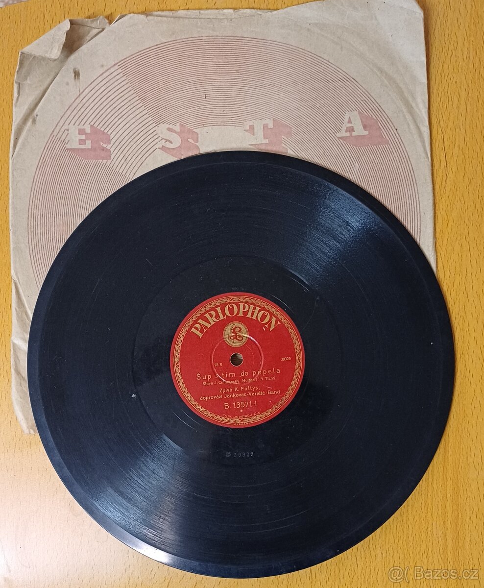 Šelakové gramodesky - Dxi, Alfa, Supraphon, Rena, Esta - 13
