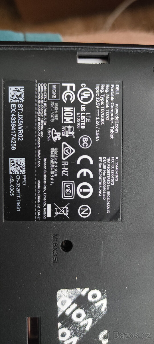 Prodám Tablet Dell Venue 11 Pro T07G - 13