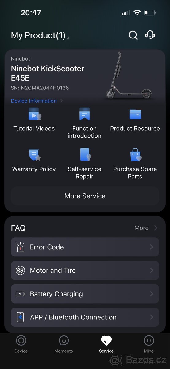 Koloběžka Ninebot Kickscooter E45E by Segway - 13