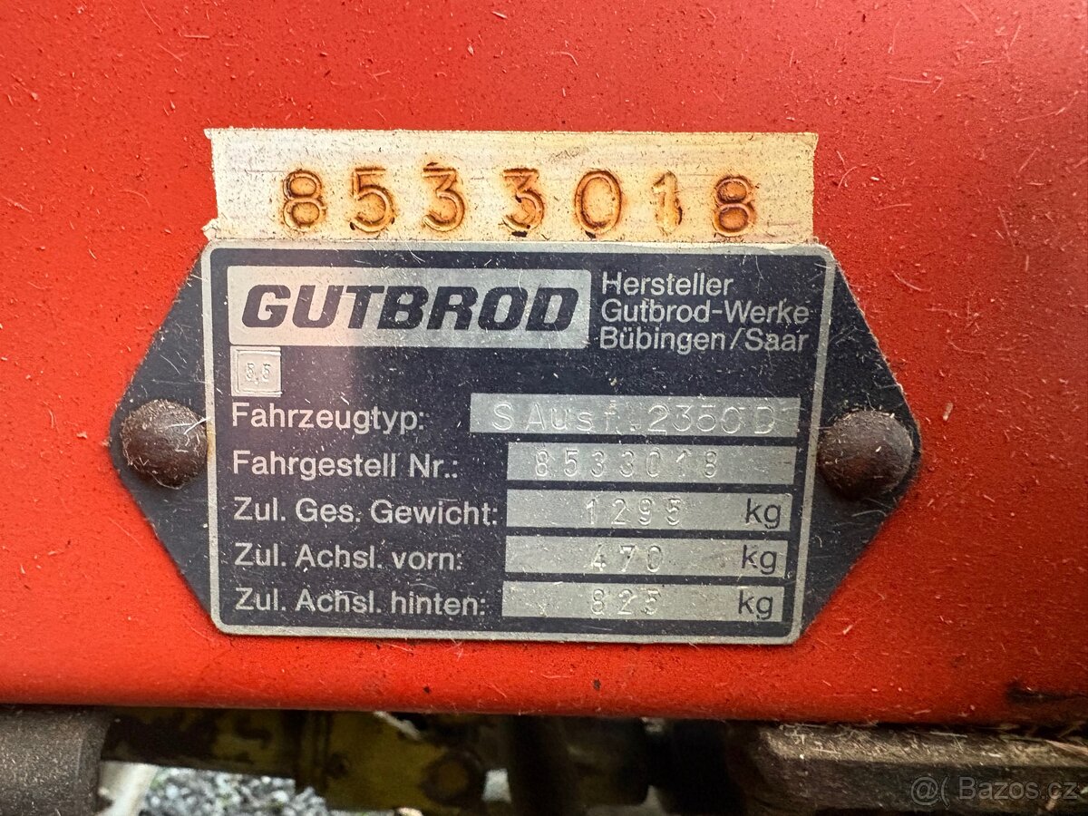 Traktůrek GUTBROD 235 D - 13
