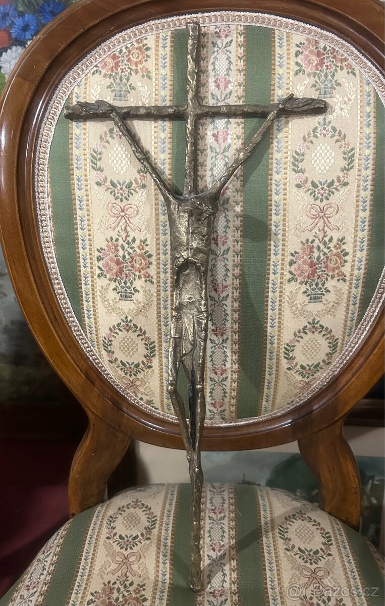 Umělecký bronzový kříž E. Huber Rakousko, 1983 - 13