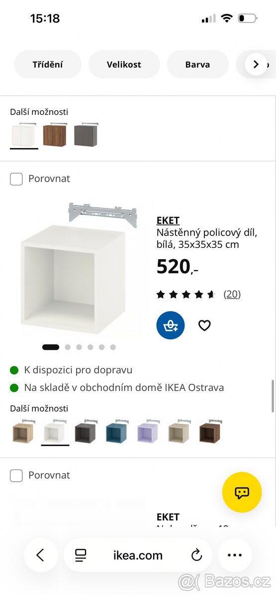 Bílé skříňky Ikea Eket - 13